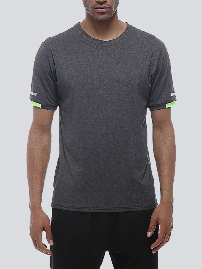Men's Round Neck Quick-Dry Active T-Shirt