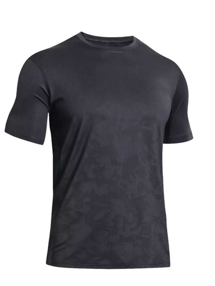 Men's Full Size Round Neck Active T-Shirt Plus Size