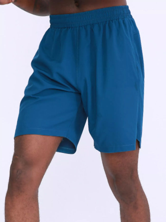 Men's Plus Size Elastic Waist Active Shorts