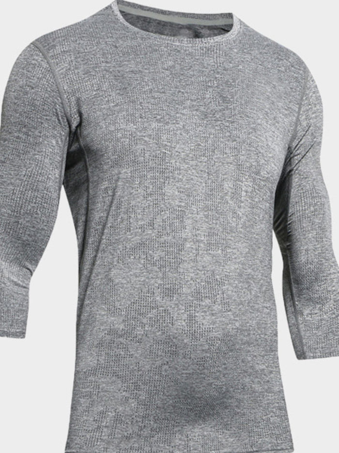 Men's Breathable Round Neck Active T-Shirt