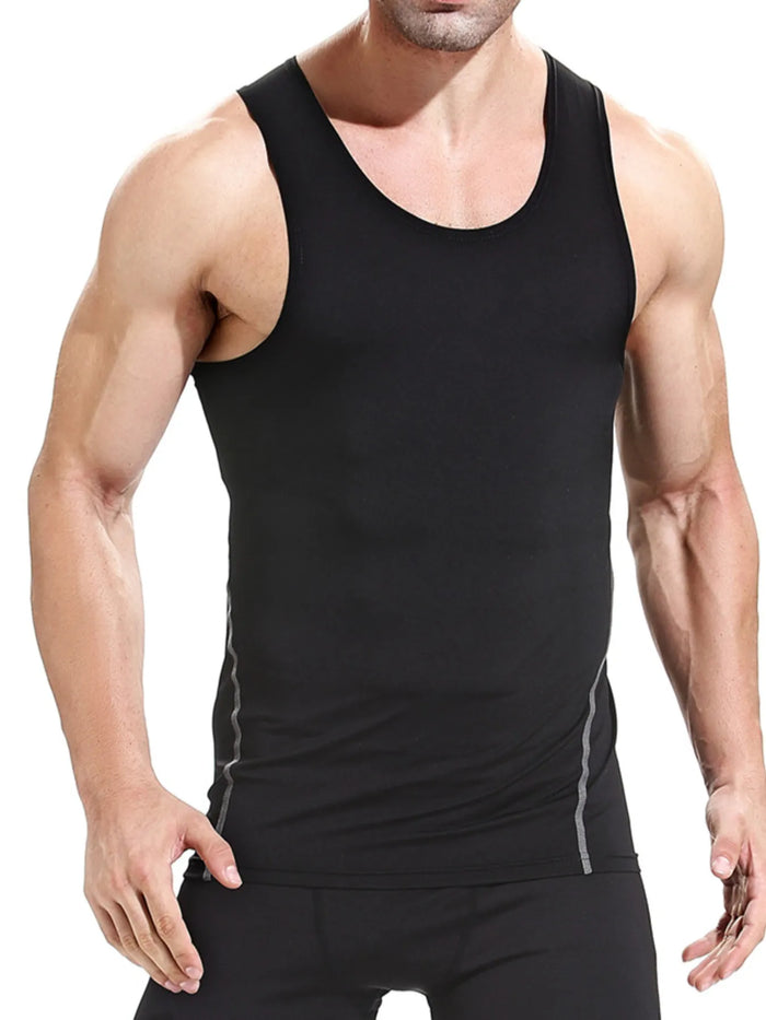 Men's Full Size Round Neck Active Tank Plus Size