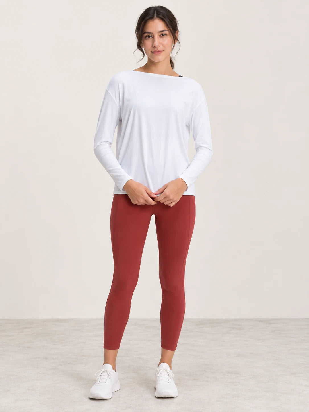 Millennia Loose Fit Active Top — Rururemon studio view